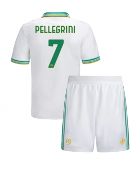 Billige Fotballdrakt AS Roma Lorenzo Pellegrini #7 Replika Tredjedraktsett Barn 2025-26 Kortermet (med bukser)